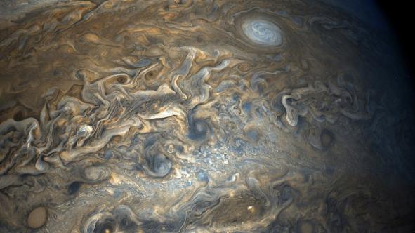 Jupiter Chevron Cloud Formation