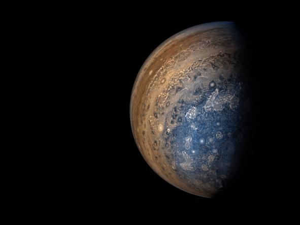 Planet Jupiter from Juno